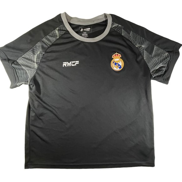 Real Madrid RMCF black football soccer jersey kit #7 black color way men's XL - Picture 1 of 3